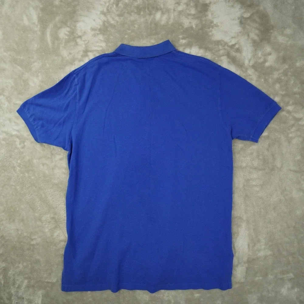 Polo Ralph Lauren Polo Shirt Men's XL Blue Preppy Golf Nautical Short Sleeve